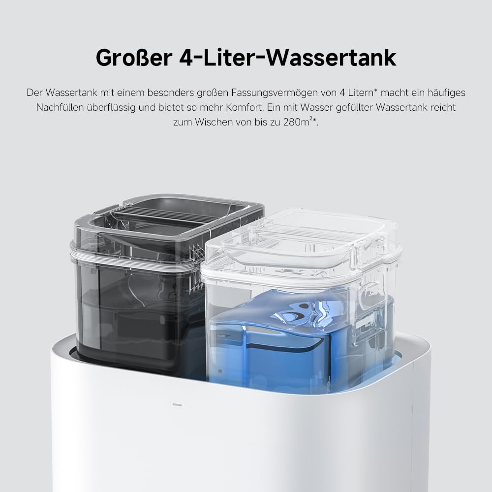 Xiaomi Robot Vacuum X20+ Saugroboter mit Absaugstation, 6000Pa, 4L Wassertanks, Auto-Trocknung