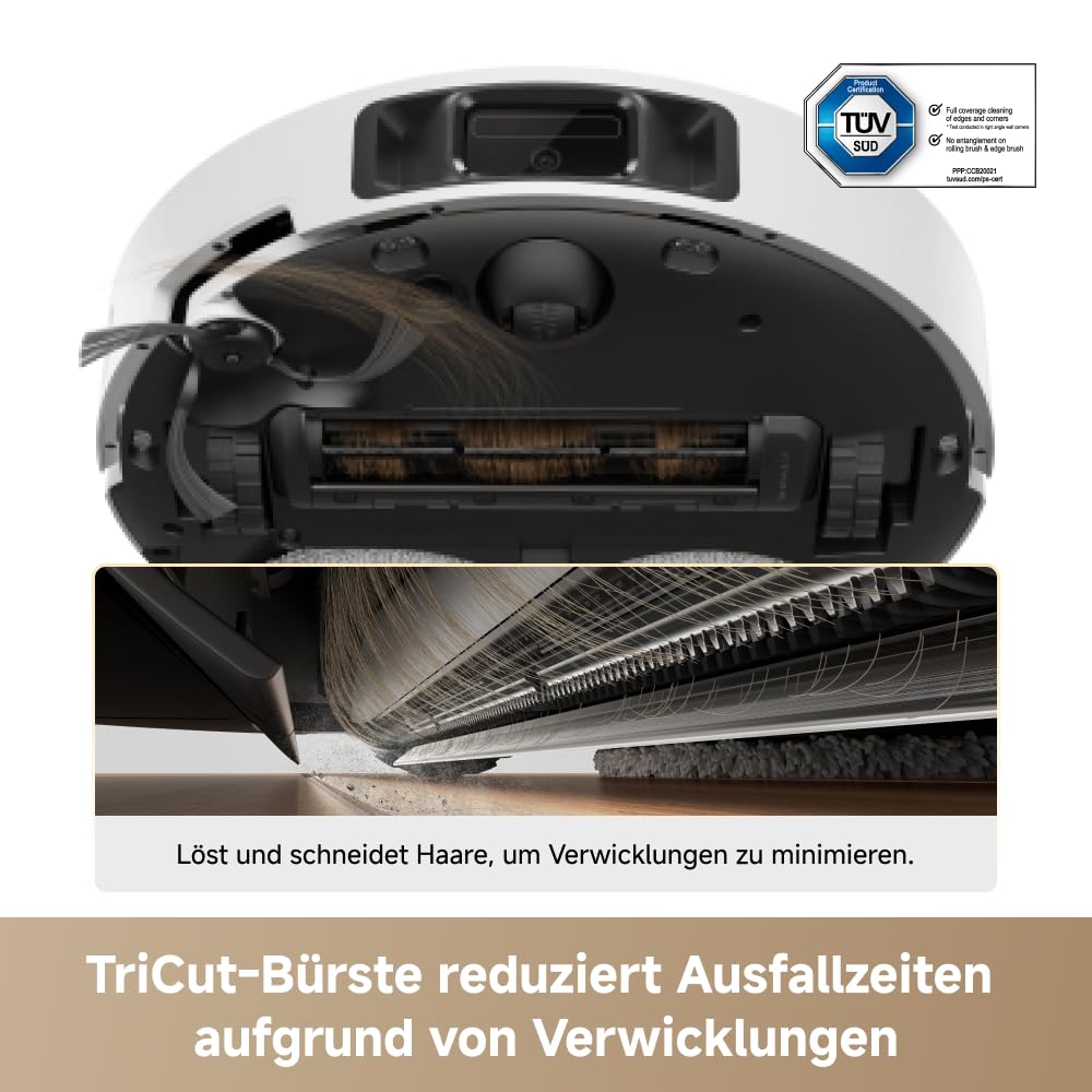 dreame L50 Ultra AE Saug- & Wischroboter 28.000 Pa Saugkraft Absaugstation Heißwasser-Reinigung