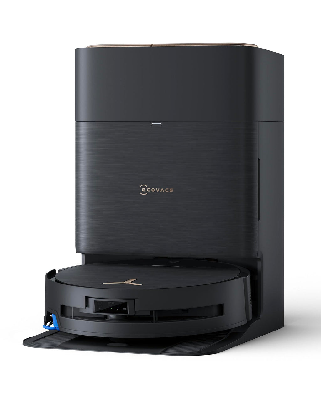 ECOVACS DEEBOT X9 PRO Omni Saugroboter mit Wischfunktion, 16.600 Pa, Absaugstation, Heißwasser-Moppwäsche