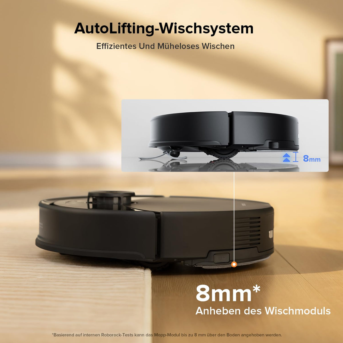 roborock Q10 S5 Saugroboter mit Wischfunktion, 10.000 Pa HyperForce, Dual Anti-Tangle, für Tierhaare