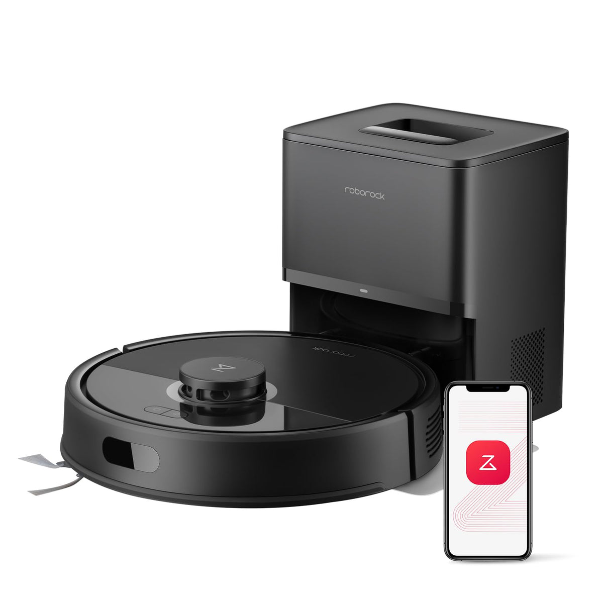roborock Q7 L5+ Saugroboter mit Absaugstation, 8.000 Pa Saugkraft, Dual Anti-Tangle, LiDAR-Navigation