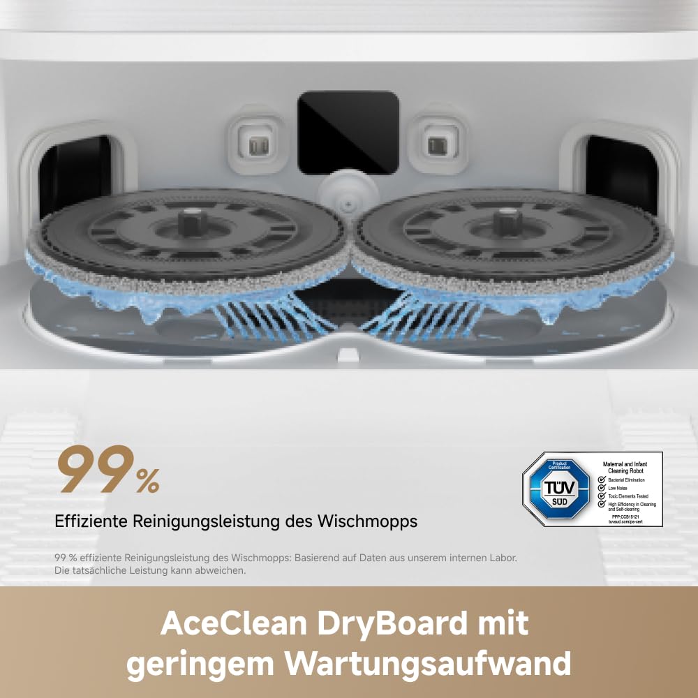 dreame L50 Ultra AE Saug- & Wischroboter 28.000 Pa Saugkraft Absaugstation Heißwasser-Reinigung