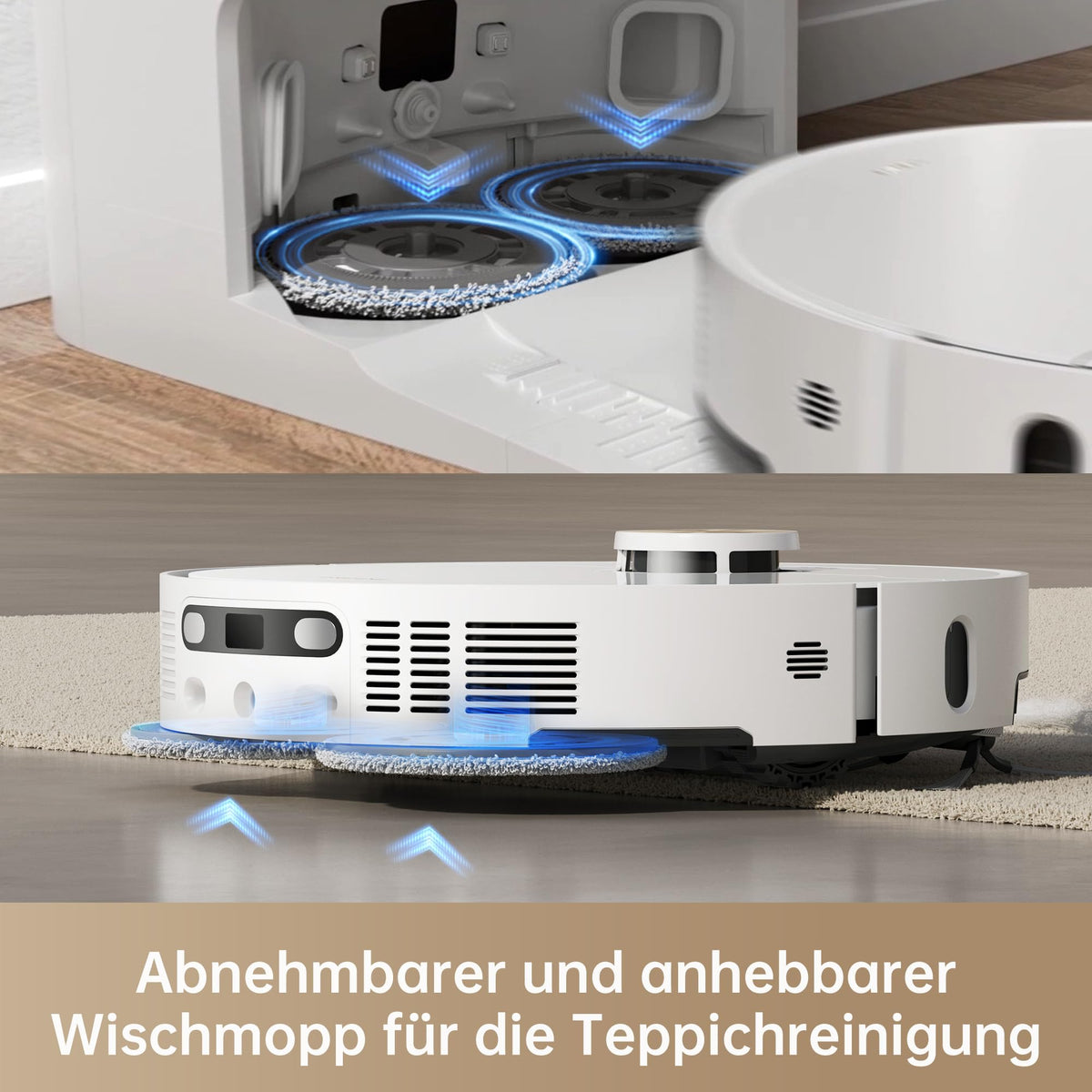 dreame X40 Ultra Complete Saugroboter 12.000Pa Wischfunktion 70°C Heißwasser selbstreinigend