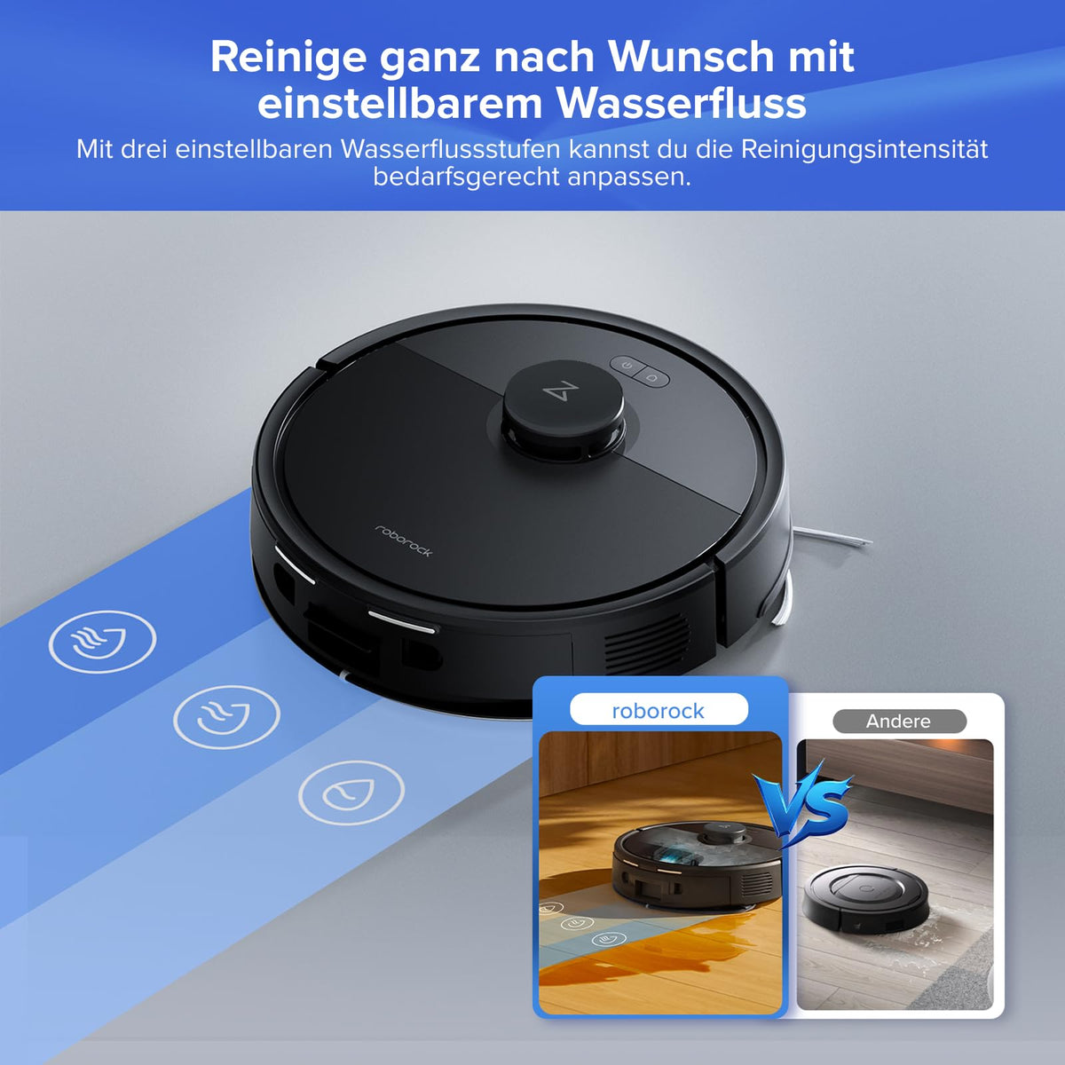 roborock Q7 L5+ Saugroboter mit Absaugstation, 8.000 Pa Saugkraft, Dual Anti-Tangle, LiDAR-Navigation