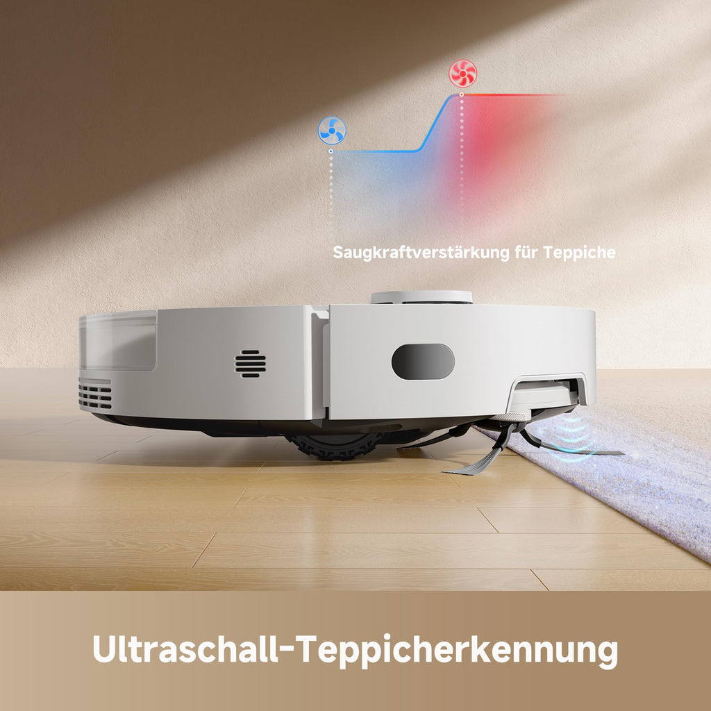 dreame D20 Pro Plus Saugroboter 13.000 Pa, Wischfunktion, Absaugstation, LDS-Navigation für Tierhaare