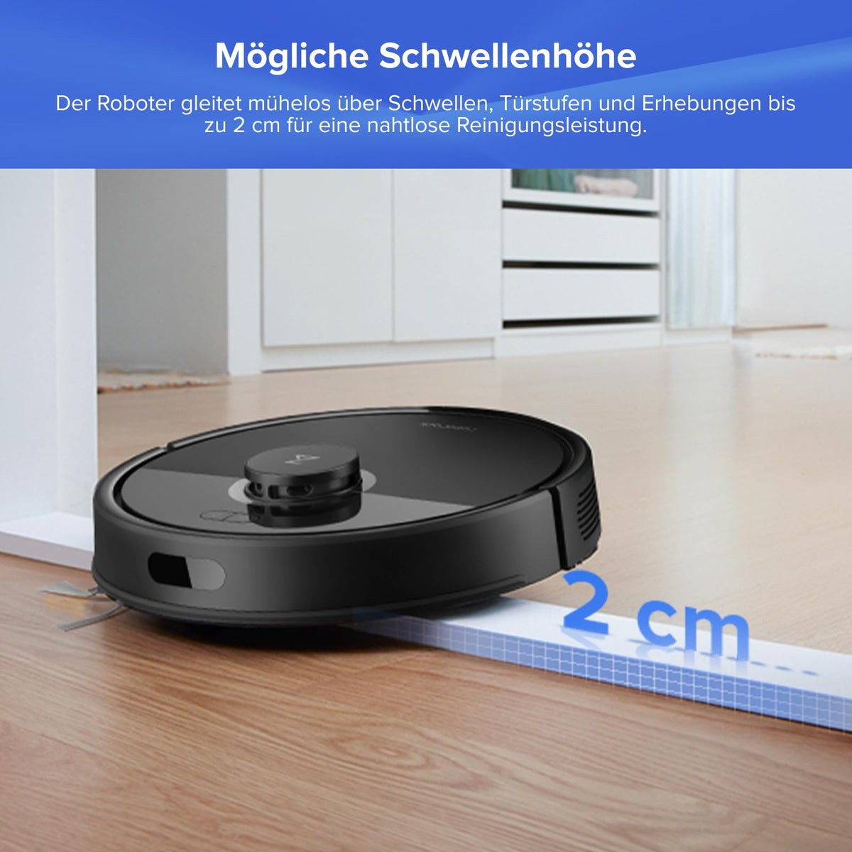 roborock Q7 L5+ Saugroboter mit Absaugstation, 8.000 Pa Saugkraft, Dual Anti-Tangle, LiDAR-Navigation