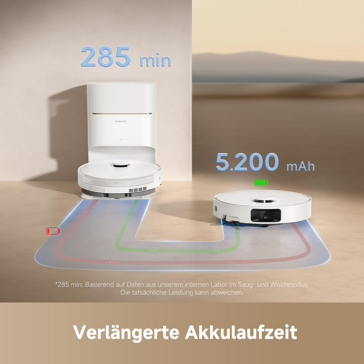 dreame D20 Pro Plus Saugroboter 13.000 Pa, Wischfunktion, Absaugstation, LDS-Navigation für Tierhaare