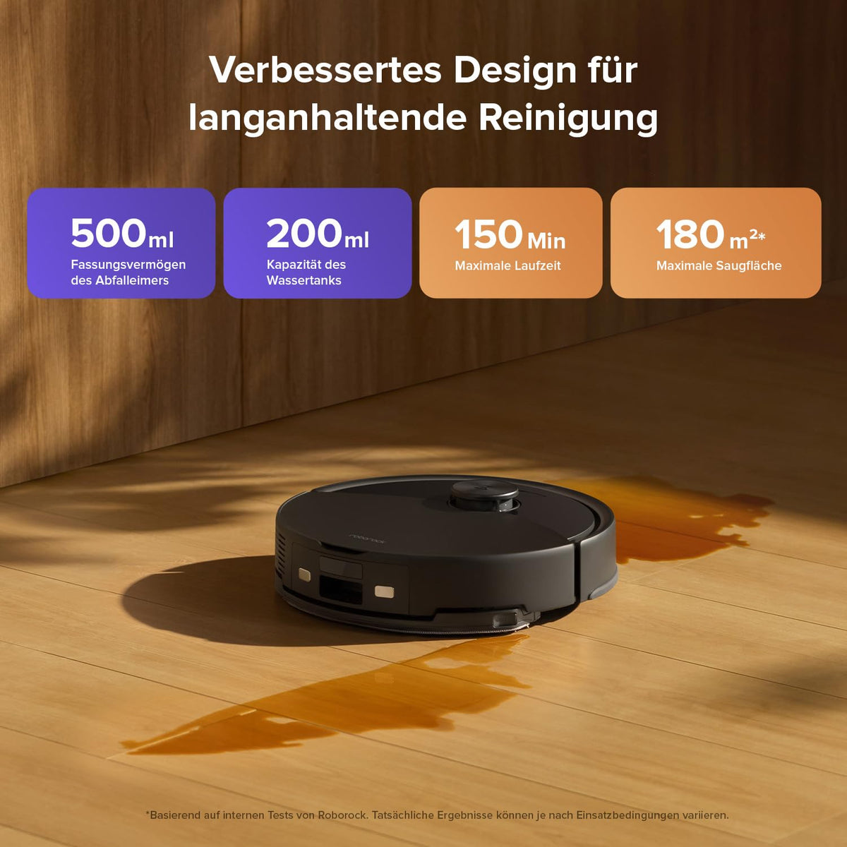 roborock Q10 S5 Saugroboter mit Wischfunktion, 10.000 Pa HyperForce, Dual Anti-Tangle, für Tierhaare