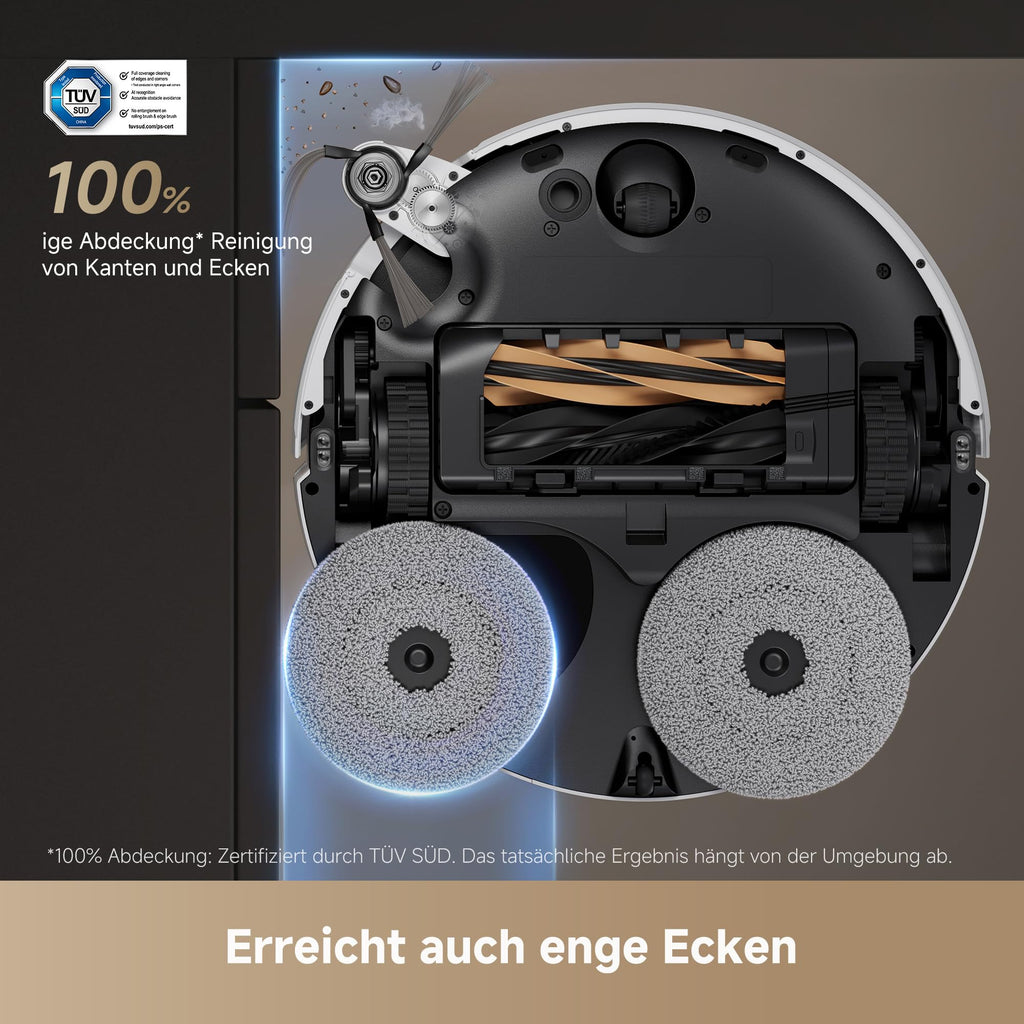 dreame X50 Ultra Complete Saugroboter mit Wischfunktion, 20.000Pa Saugkraft, 6cm Kletterhöhe