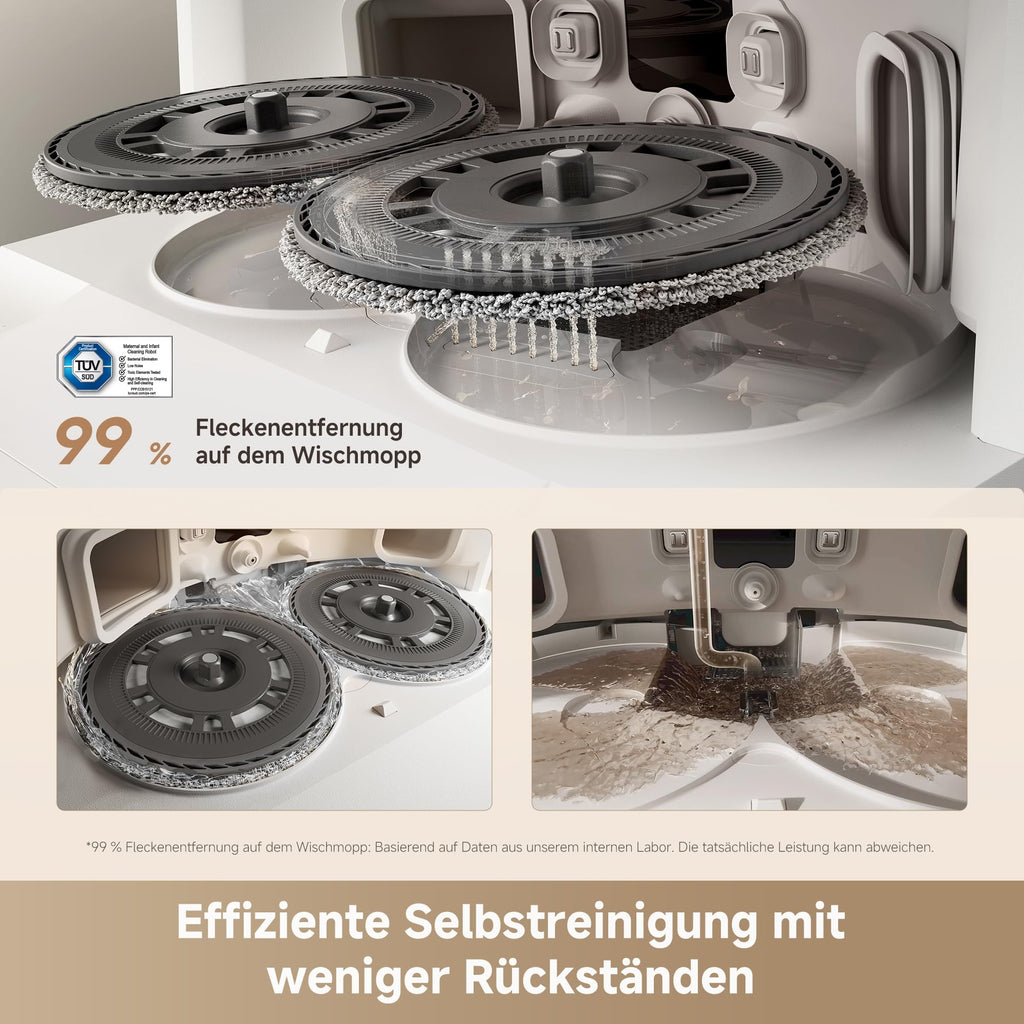 DREAME L10s Ultra Gen 3 Kit Saugroboter 25.000 Pa, Wischfunktion, All-in-One-Station, ausfahrbare Bürsten