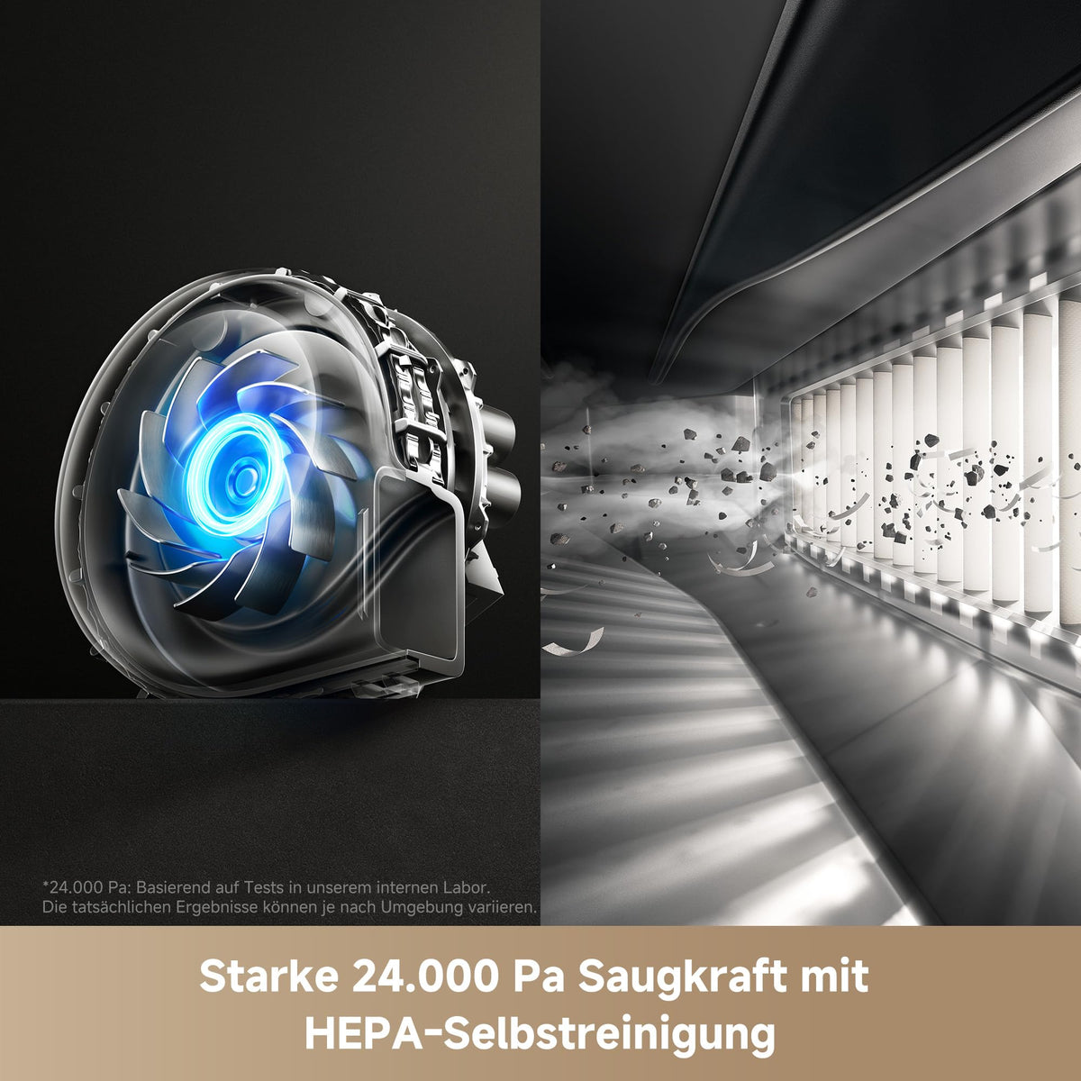 Mova V50 Ultra Complete Saugroboter 24.000 Pa 6cm Hindernisüberwindung Heißwasser-Wischfunktion