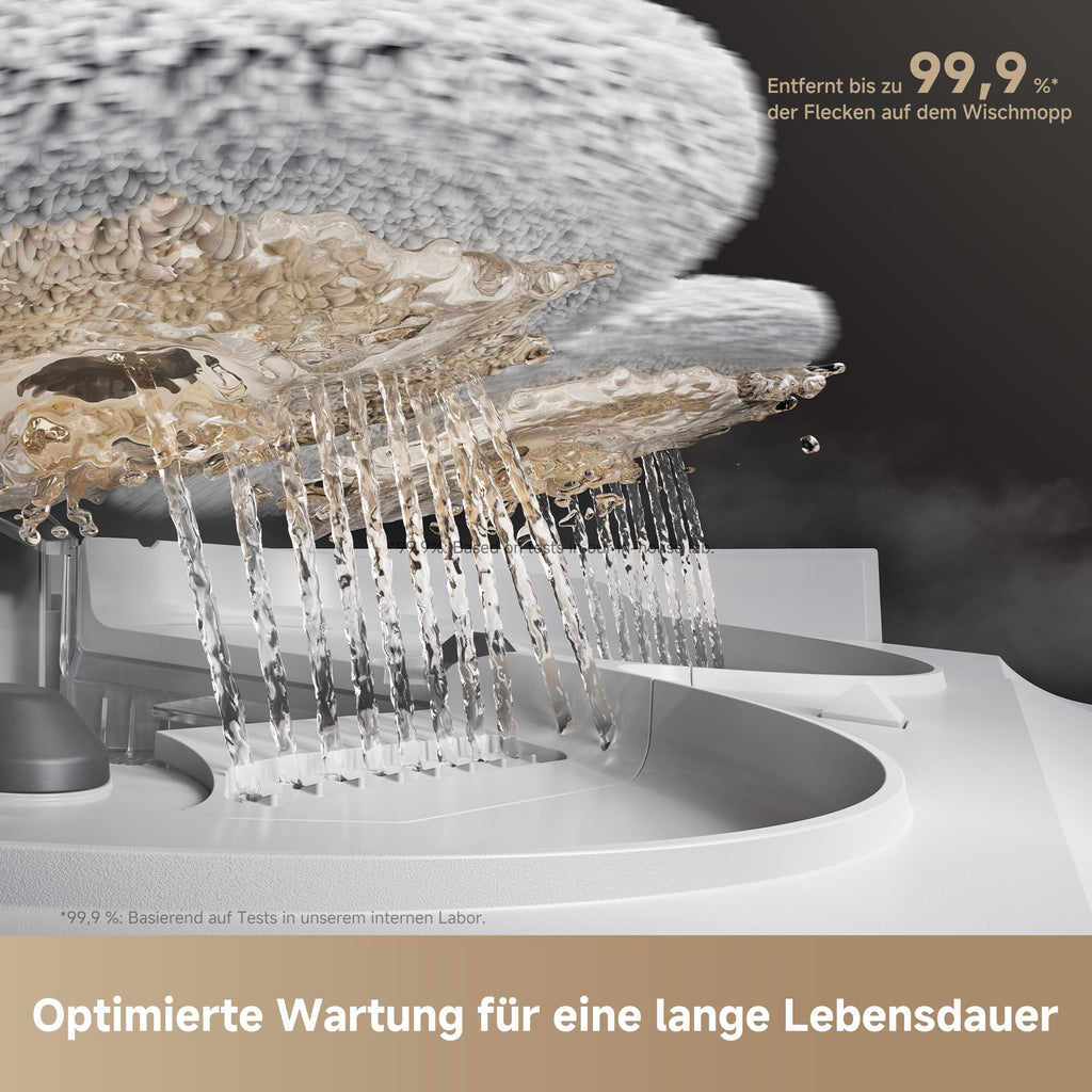 Mova V50 Ultra Complete Saugroboter 24.000 Pa 6cm Hindernisüberwindung Heißwasser-Wischfunktion
