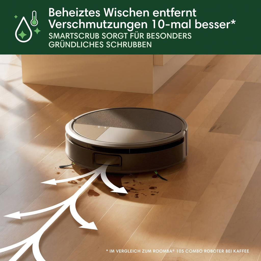 iRobot Roomba Max 706 Combo Saugroboter mit Wischfunktion, AutoWash Dock, 13000 Pa Saugkraft