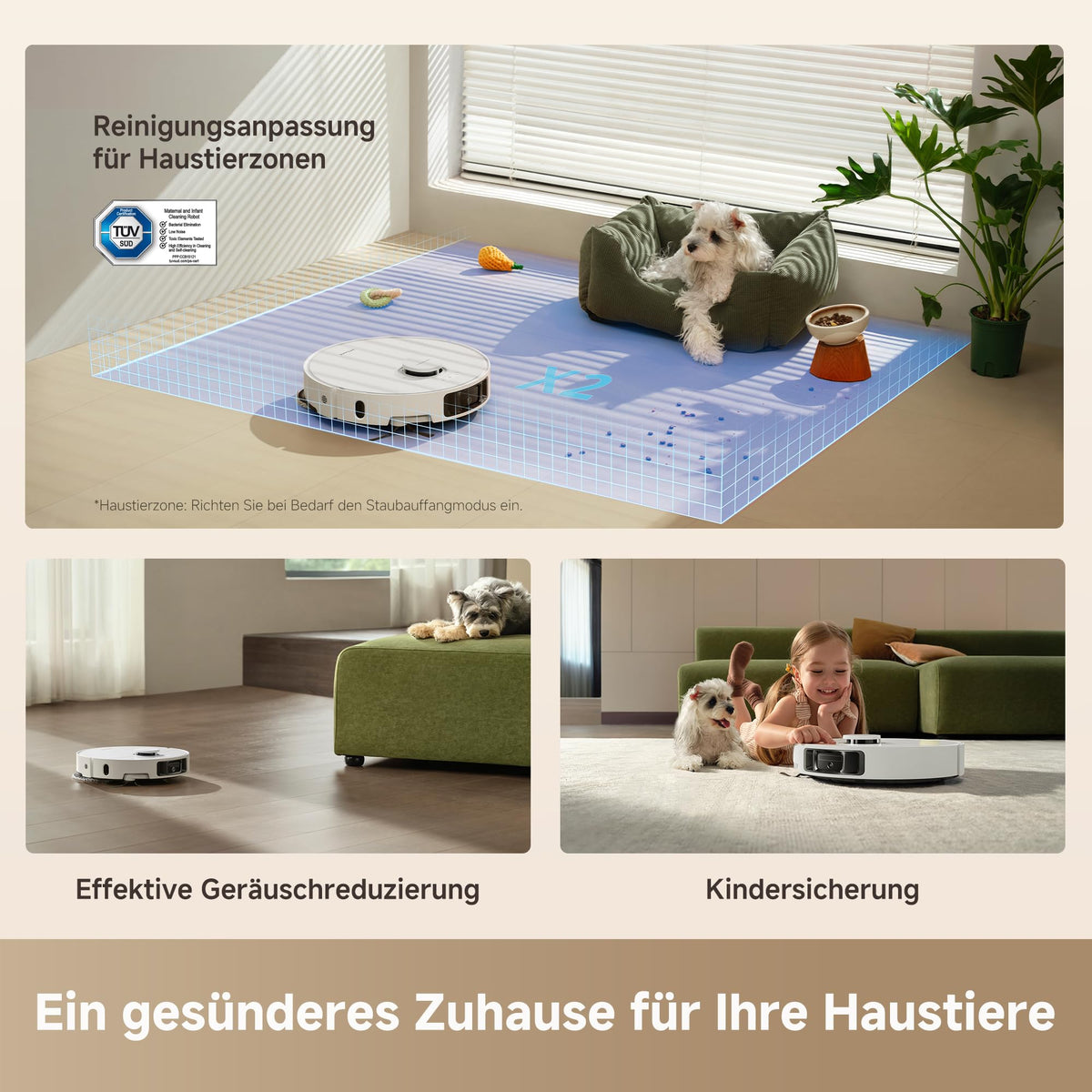DREAME L10s Ultra Gen 3 Kit Saugroboter 25.000 Pa, Wischfunktion, All-in-One-Station, ausfahrbare Bürsten